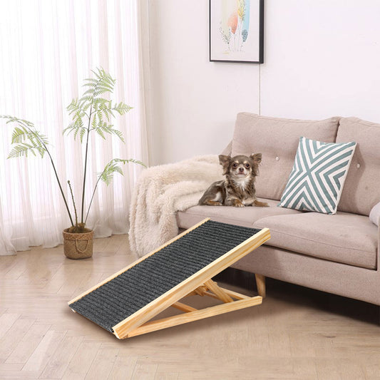 Solid Wood Adjustable Dog Sofa Ladder