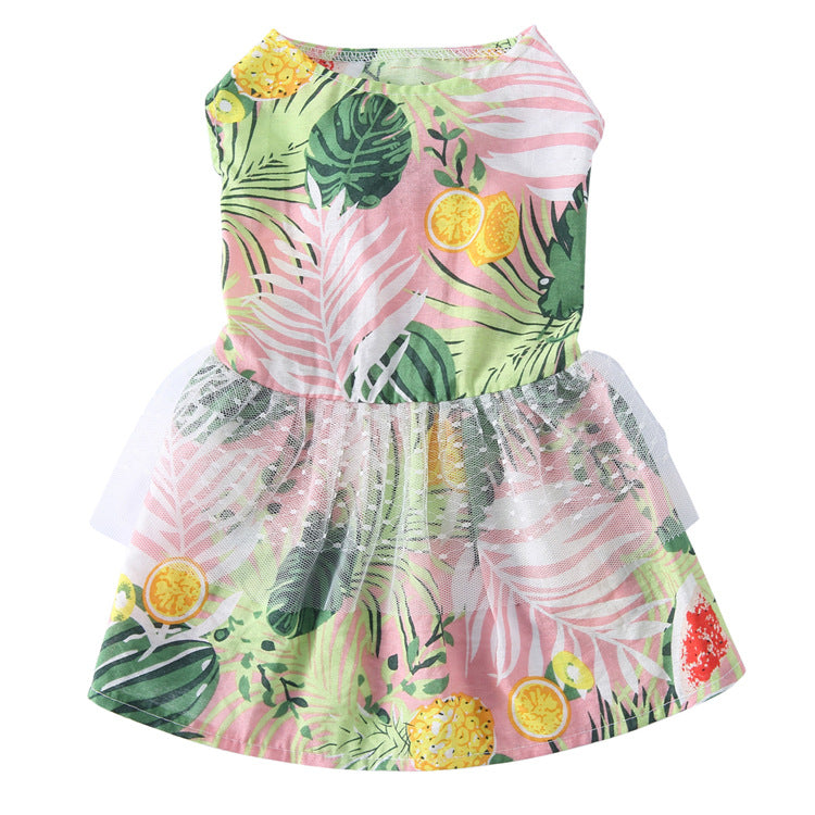 Fashion Simple Print Skirt for Dogs
