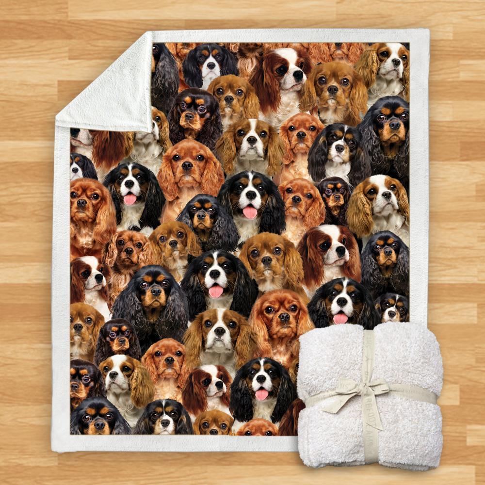 New Fashion Pet Dog Printed Flannel Blanket