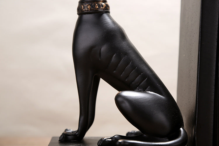 Resin Standing Dog Sitting Book File
