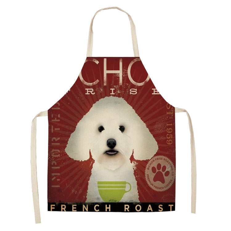 Cotton and Linen Dog Apron