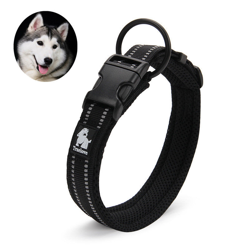 Reflective Nylon Sandwich Breathable Mesh Collar