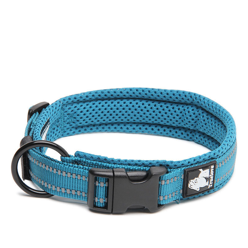 Reflective Nylon Sandwich Breathable Mesh Collar