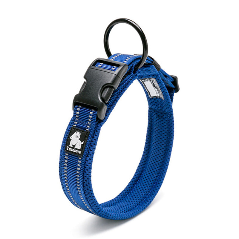 Reflective Nylon Sandwich Breathable Mesh Collar