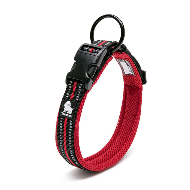 Reflective Nylon Sandwich Breathable Mesh Collar