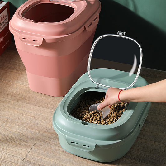 Food Storage Bucket Large Capacity for Dog Food
