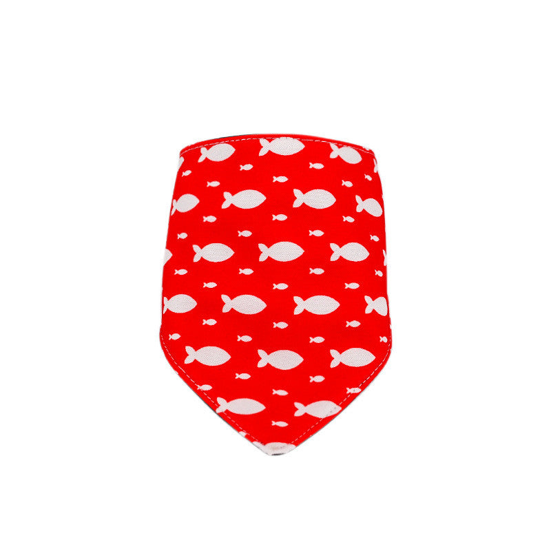 Three-Layer Saliva Triangle/Scarf for Dogs