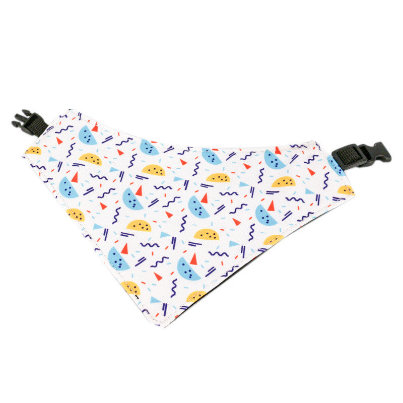 Three-Layer Saliva Triangle/Scarf for Dogs