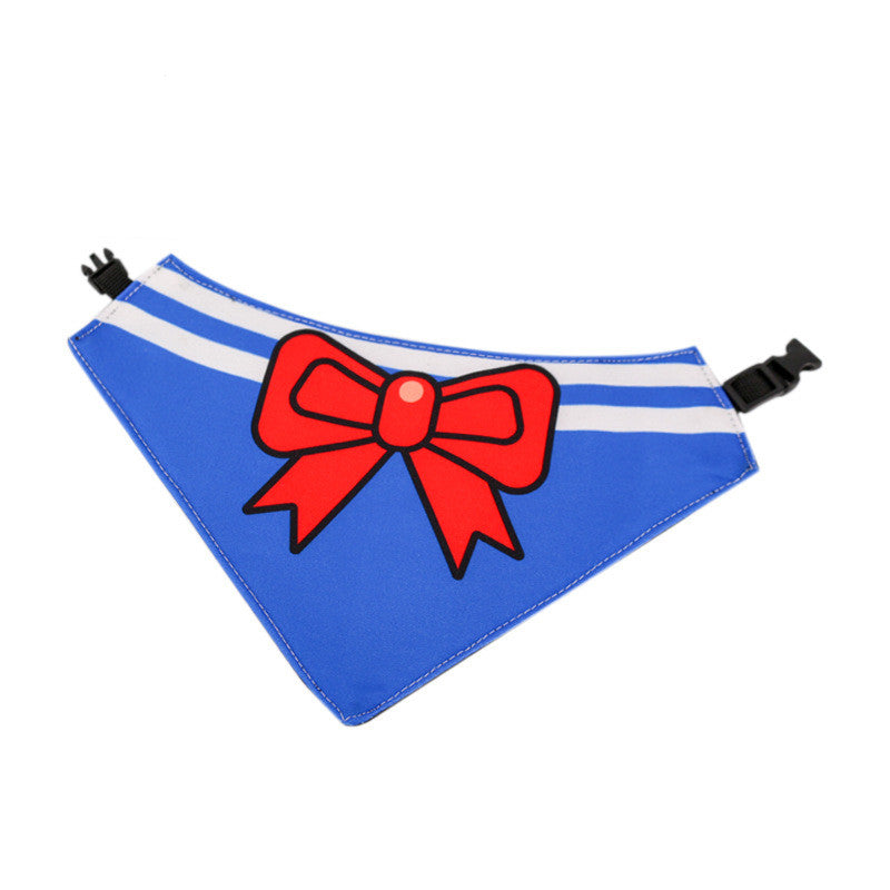Three-Layer Saliva Triangle/Scarf for Dogs