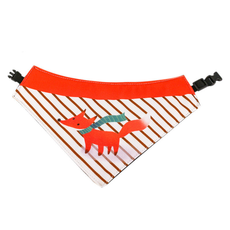 Three-Layer Saliva Triangle/Scarf for Dogs