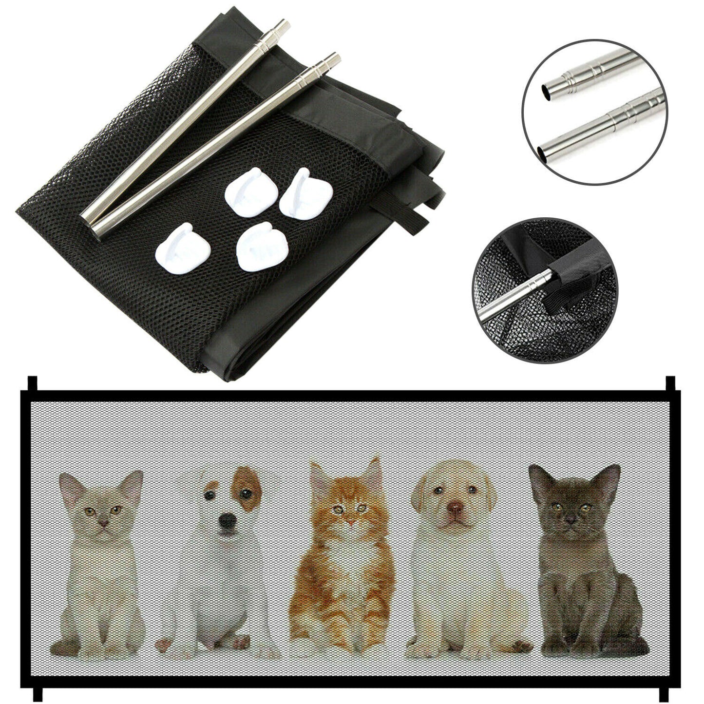 Safety Mesh Fence Guard Gate