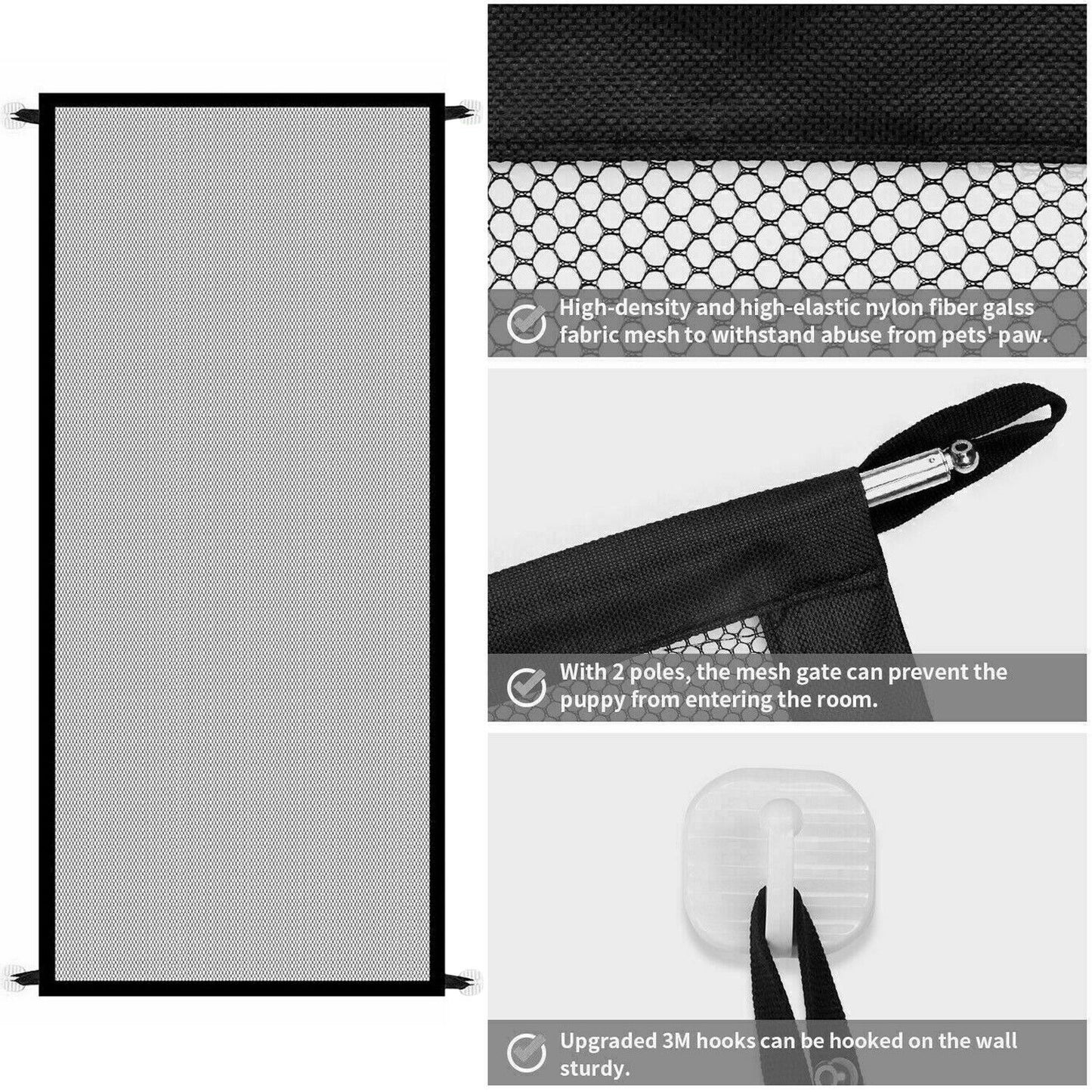 Safety Mesh Fence Guard Gate