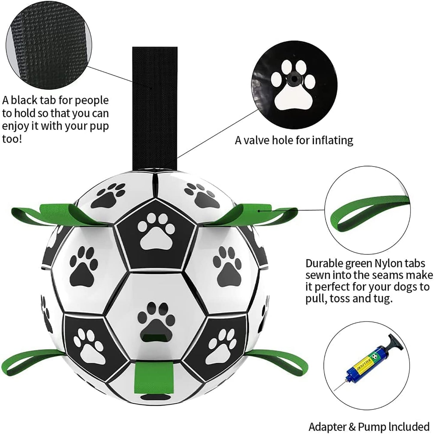 Interactive Sports Dog Ball Toy