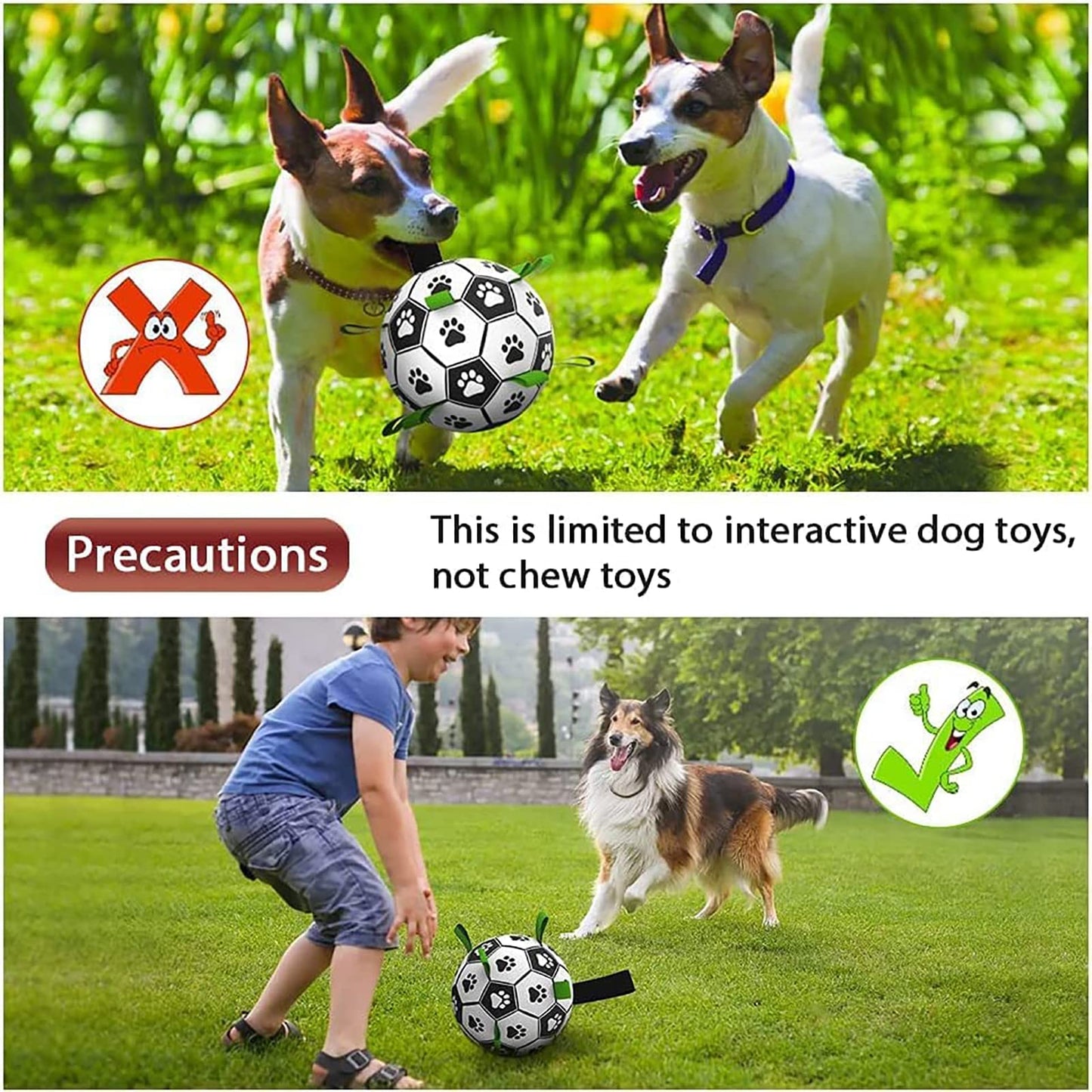 Interactive Sports Dog Ball Toy