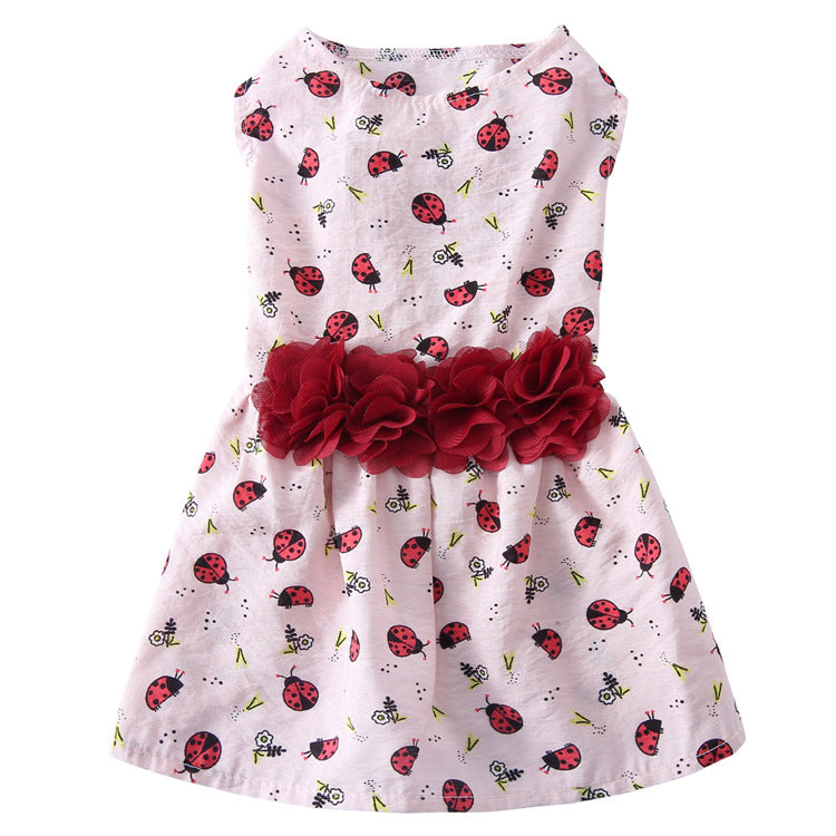Fashion Simple Print Skirt for Dogs