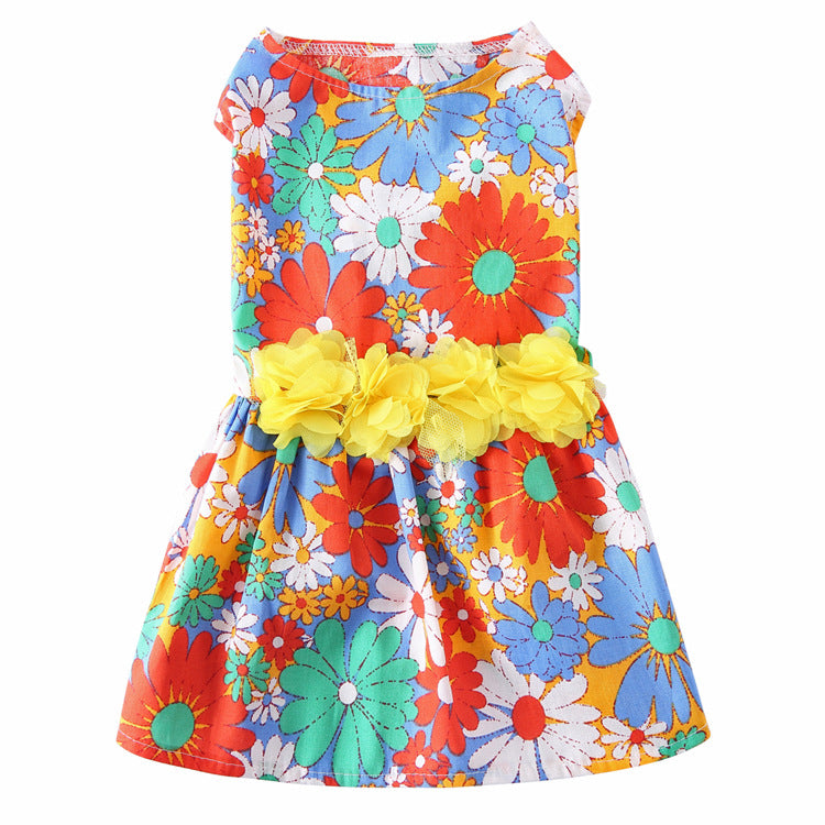 Fashion Simple Print Skirt for Dogs