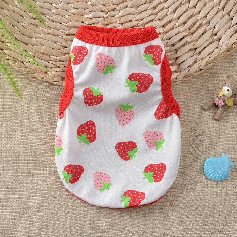 Floral Teddy Vest for Dogs