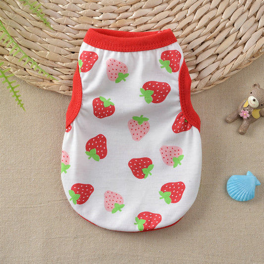 Floral Teddy Vest for Dogs
