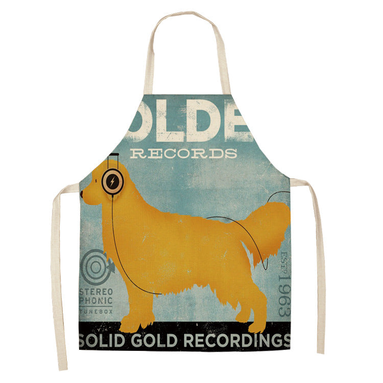 Cotton and Linen Dog Apron