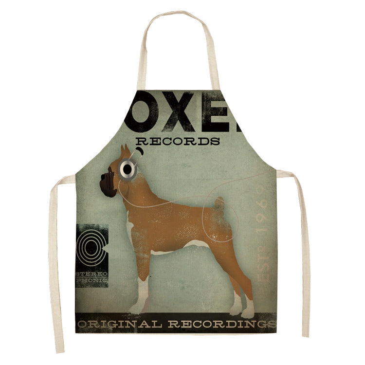 Cotton and Linen Dog Apron