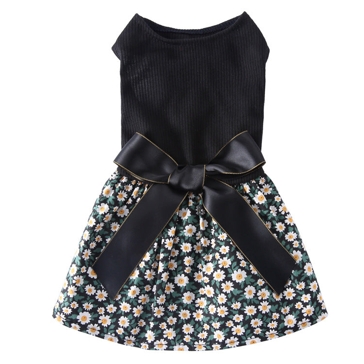 Fashion Simple Print Skirt for Dogs