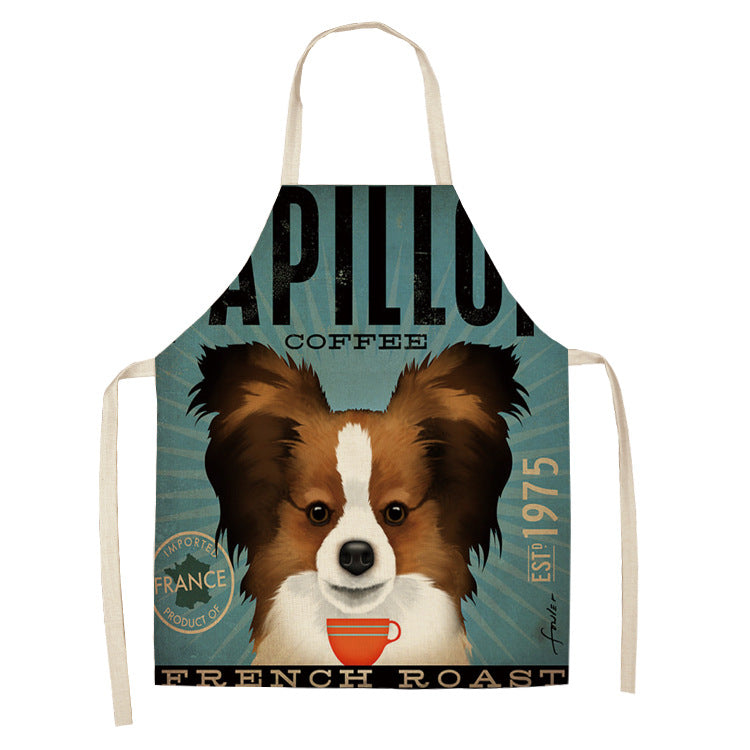 Cotton and Linen Dog Apron