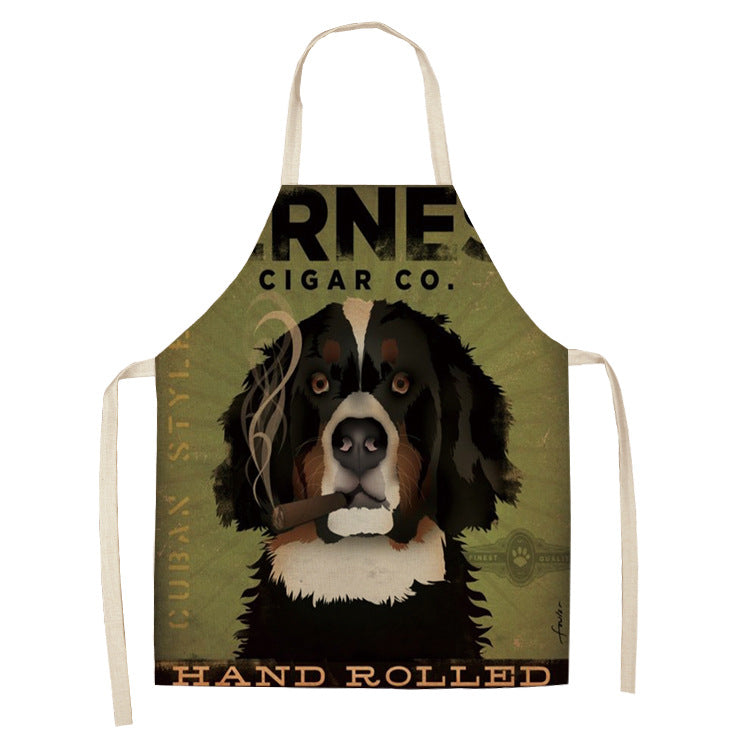 Cotton and Linen Dog Apron