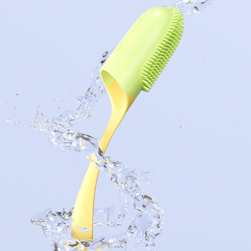 Oral Cleaning Silicone Brush Finger Wrap for Dogs