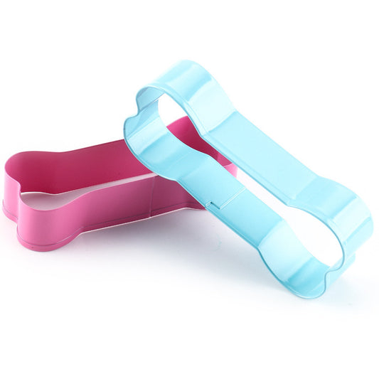 Colorful Stainless Steel Dog Bone Biscuit Mold
