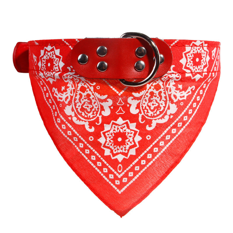 Fashion Print Triangle Saliva Towel
