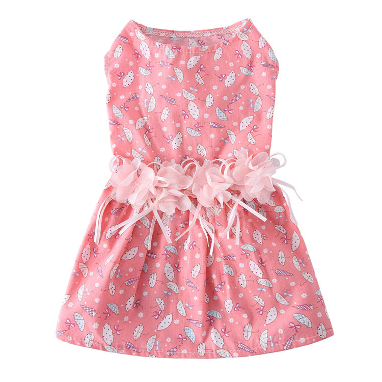 Fashion Simple Print Skirt for Dogs