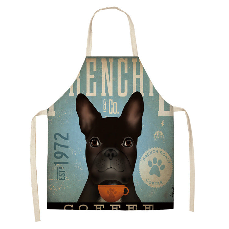Cotton and Linen Dog Apron