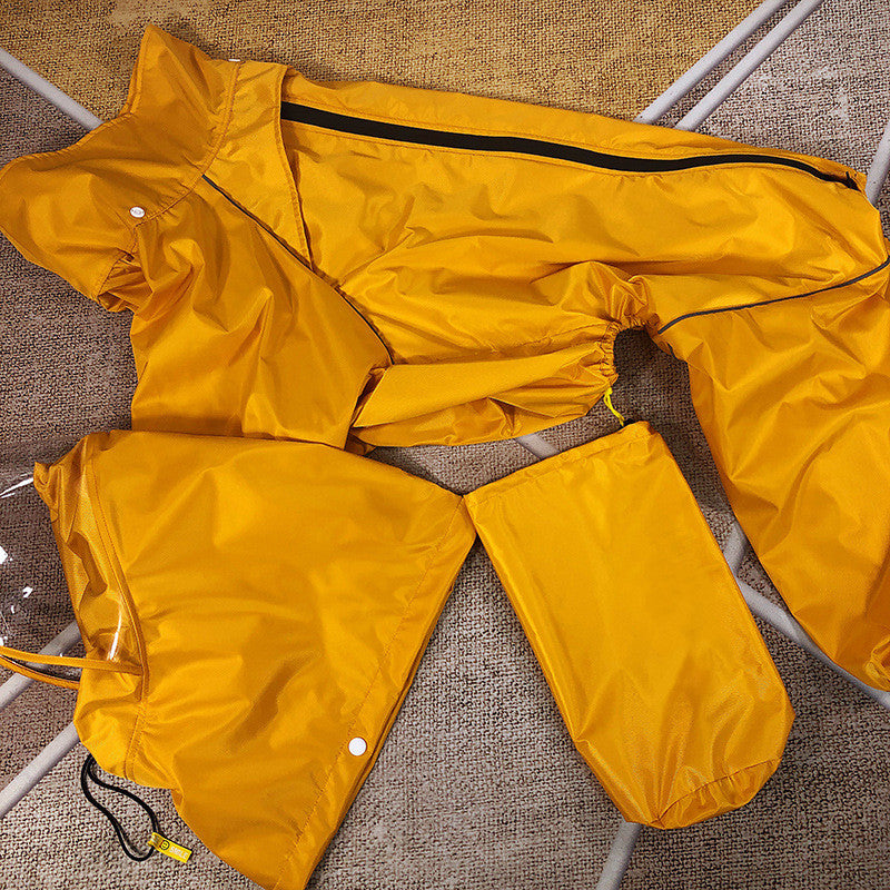 Multicolor Oversized Fashion Raincoat for Dogs