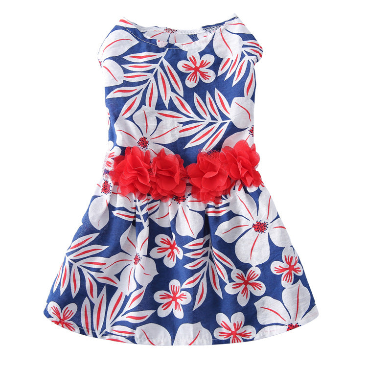 Fashion Simple Print Skirt for Dogs