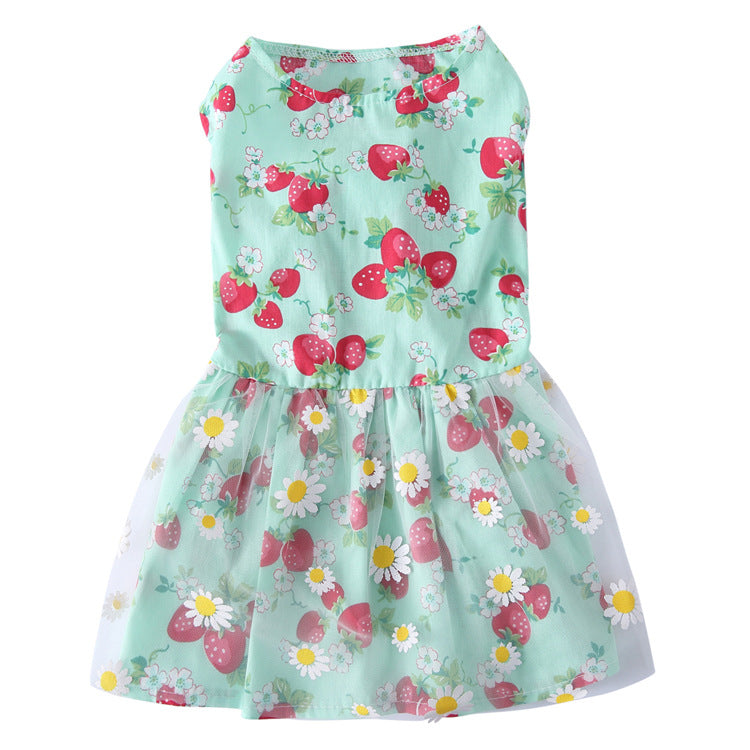 Fashion Simple Print Skirt for Dogs