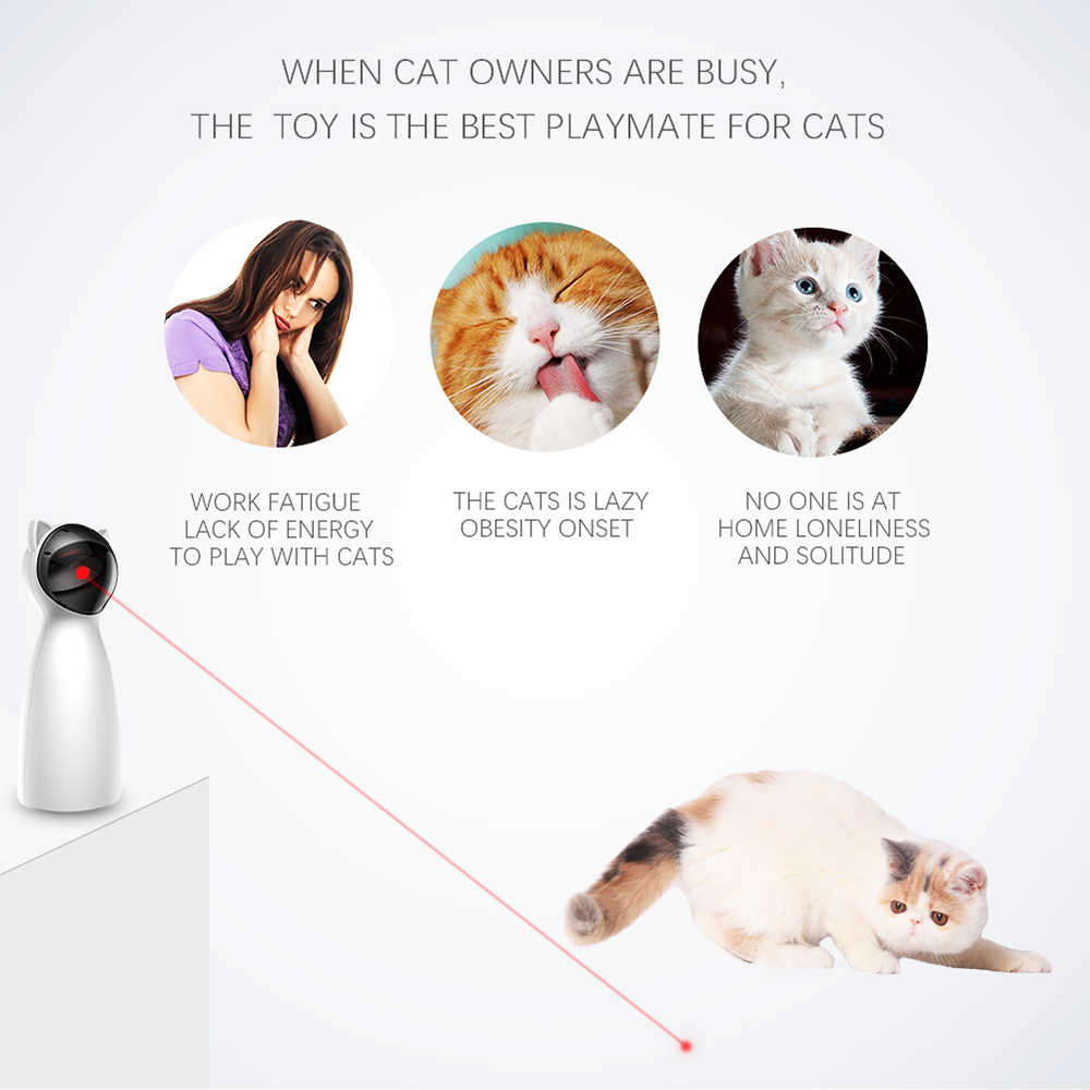 Smart LED Laser Funny Toy for Cats and Dogs