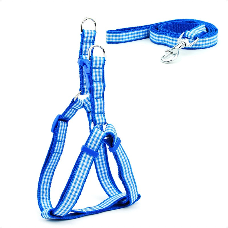 Polka Dot Pet Chest Straps Dog Leash