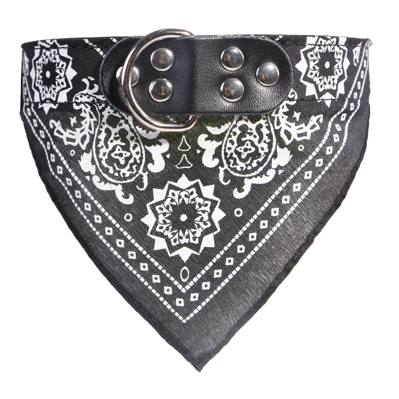 Fashion Print Triangle Saliva Towel