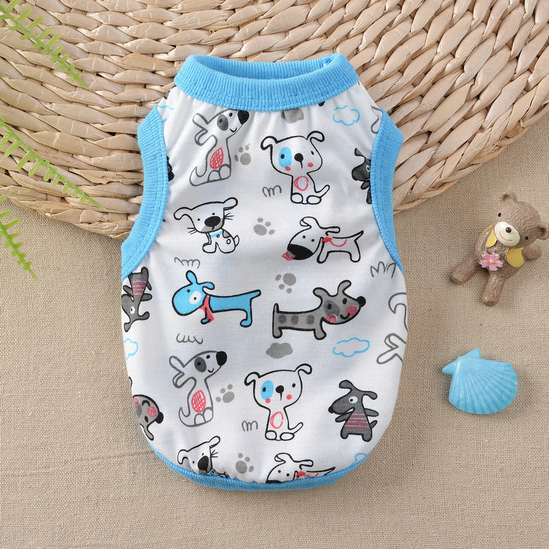 Floral Teddy Vest for Dogs
