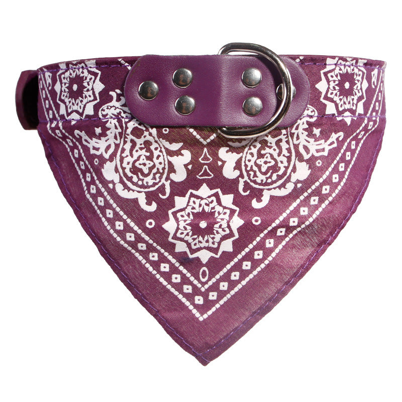 Fashion Print Triangle Saliva Towel