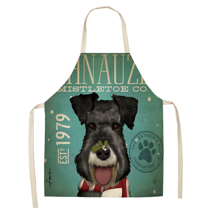 Cotton and Linen Dog Apron