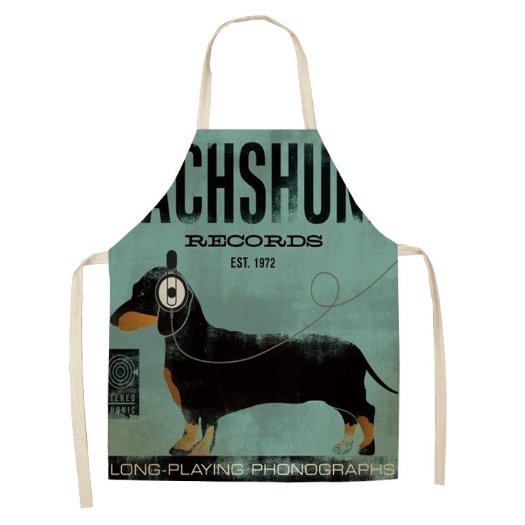 Cotton and Linen Dog Apron