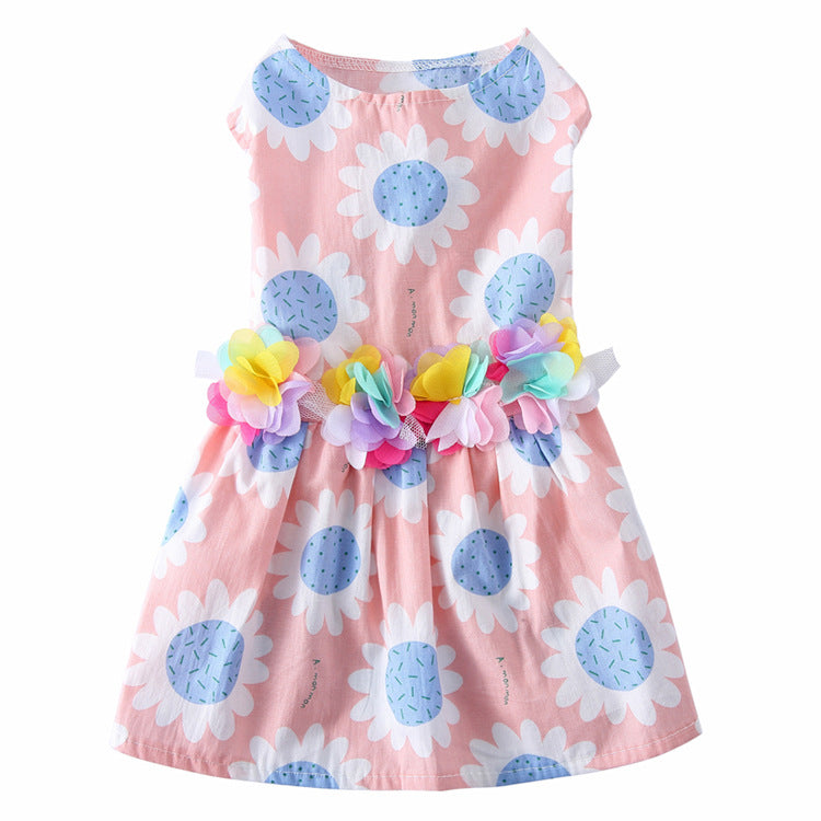 Fashion Simple Print Skirt for Dogs