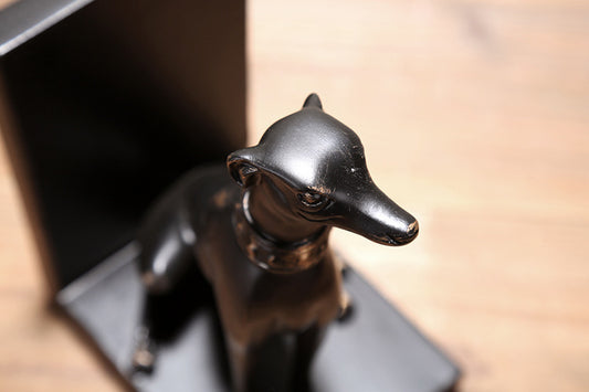 Resin Standing Dog Sitting Book File