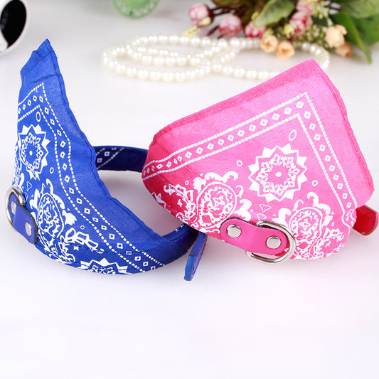 Fashion Print Triangle Saliva Towel