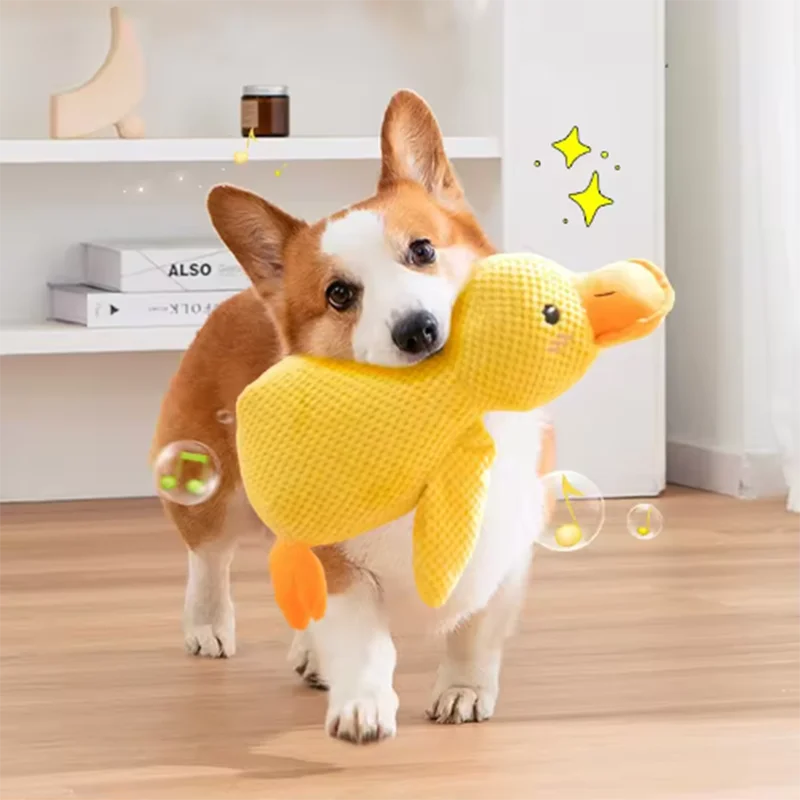 Stomping Duck Large Plush Dog Toy