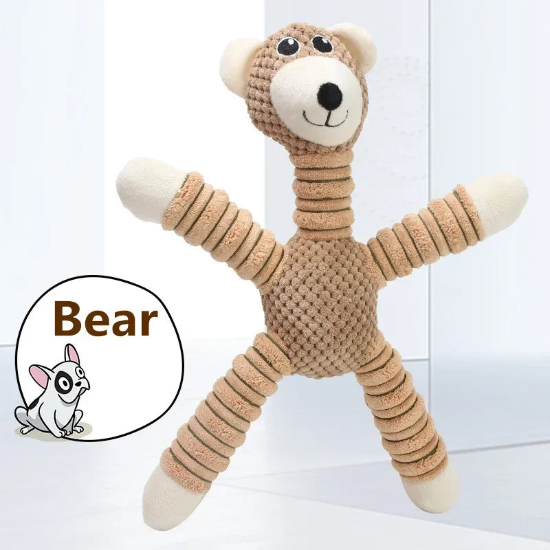 Large Squeaky Animal Soft Plush Dog Chew Toy