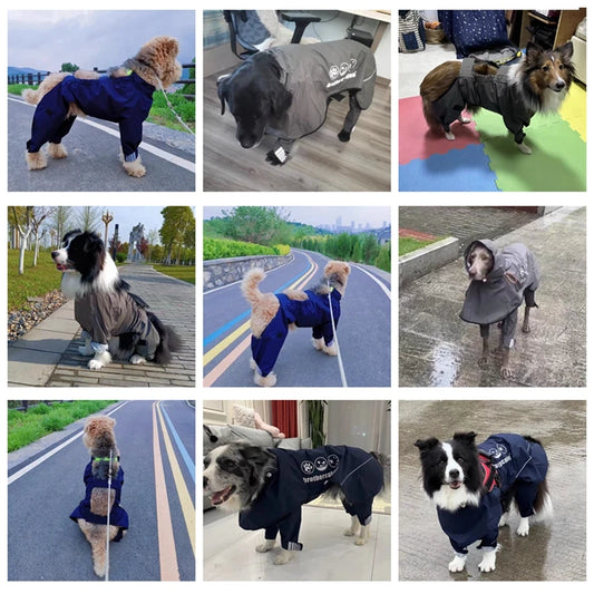 Dog Raincoat For Medium Large Dogs