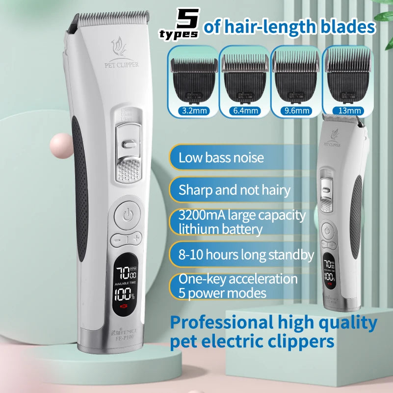 Dog Hair Clippers Grooming Cordless