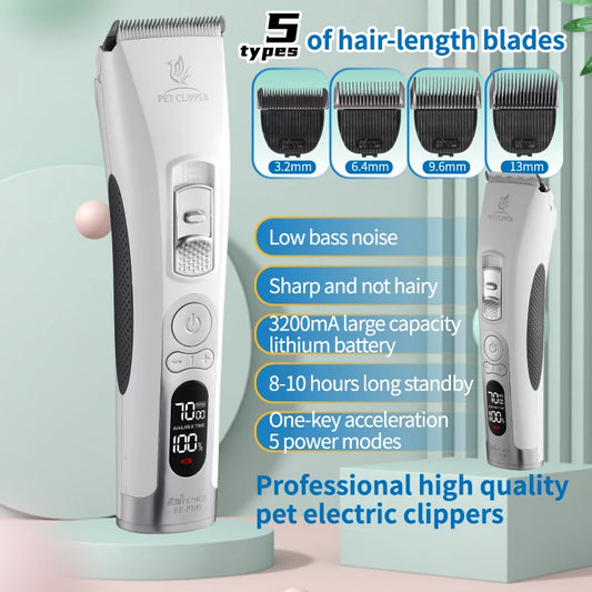 Dog Hair Clippers Grooming Cordless